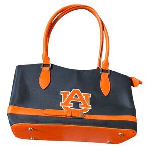 Auburn University Tigers Navy & Orange Handbag Purse